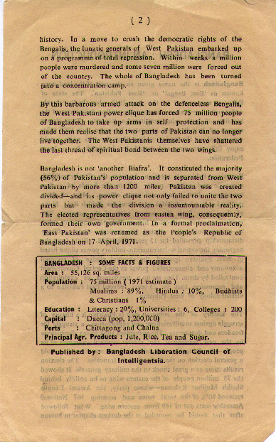 An introduction to Bangladesh drafted by the council 2
