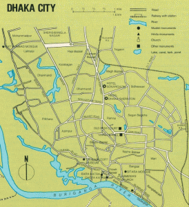Dhaka Map